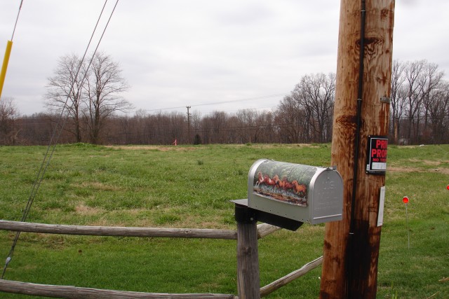 November 2006 before any site development work has started. Taken from north/east corner of property looking west.